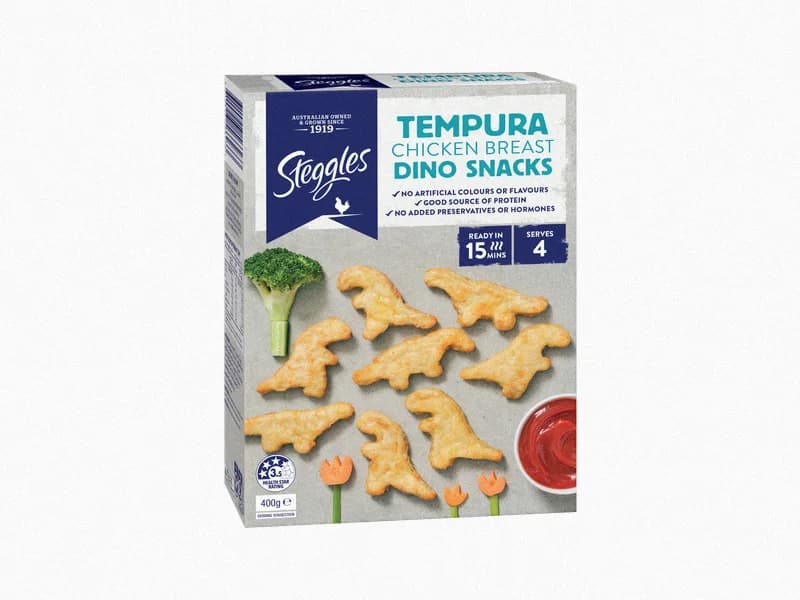 Chicken Breast Dino Snacks Tempura