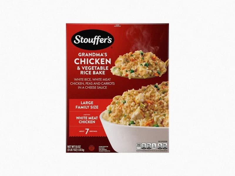 Grandma's Chicken & Vegetable Rice Bake