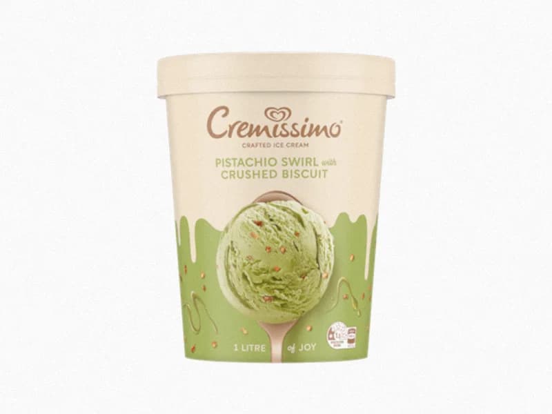 Cremissimo Pistachio Swirl with Crushed Biscuit