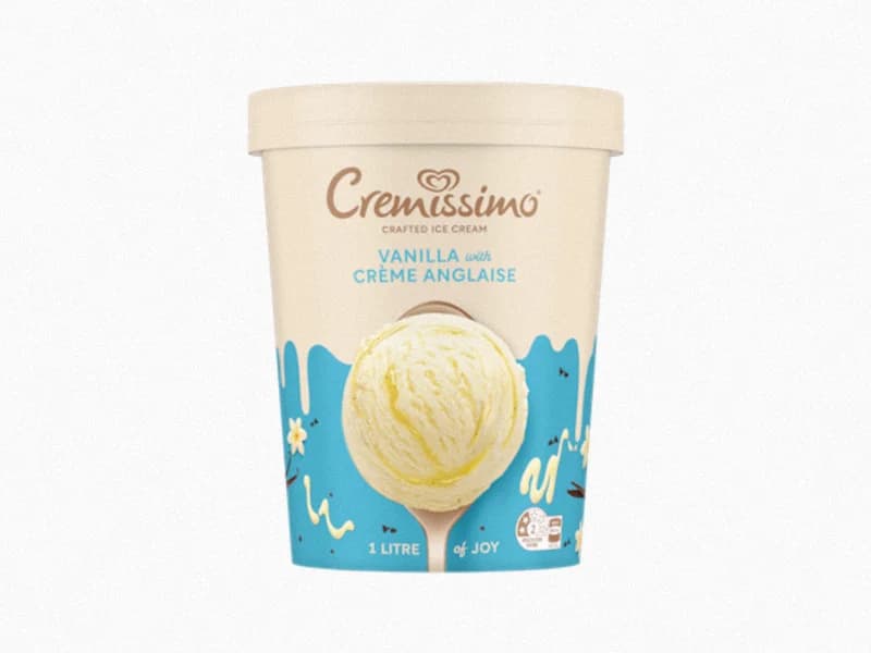 Cremissimo Vanilla with Creme Anglaise