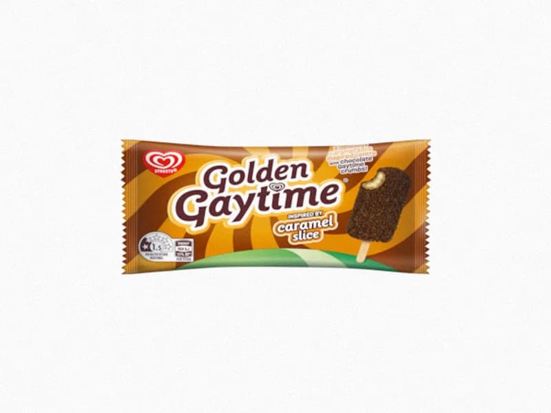 Golden Gaytime Caramel Slice
