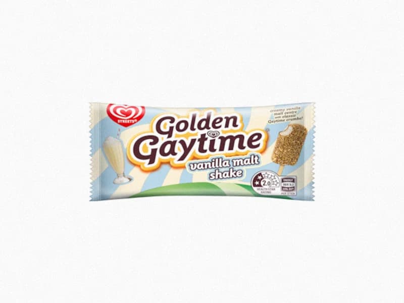 Golden Gaytime Vanilla Malt Shake