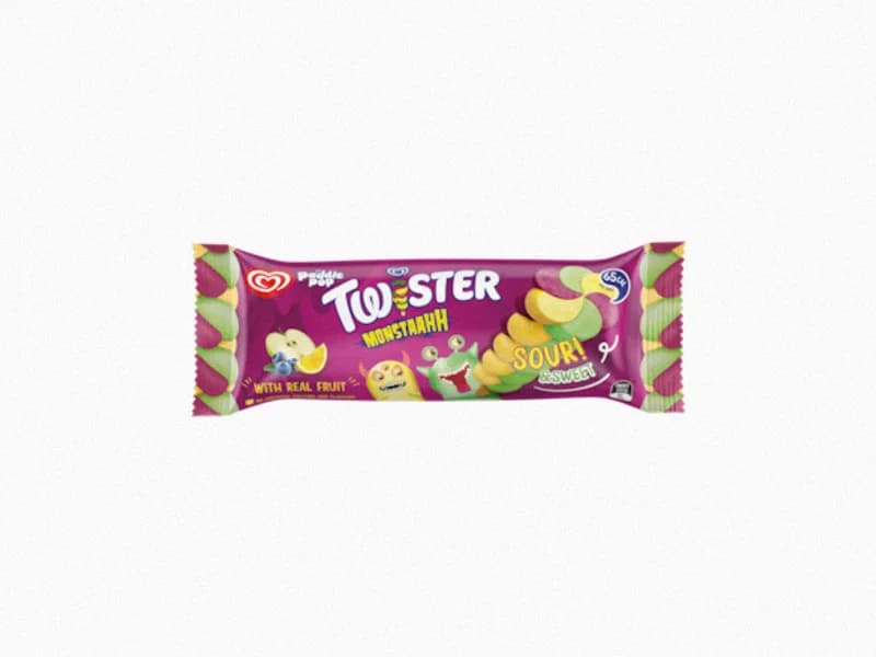 Paddle Pop Twister Monstaargh Sour