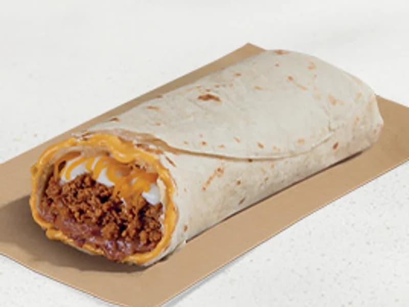 Cheesy Double Beef Burrito