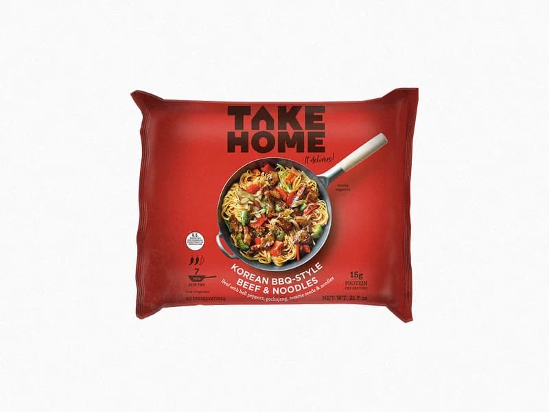 Korean BBQ Style Beef Noodles