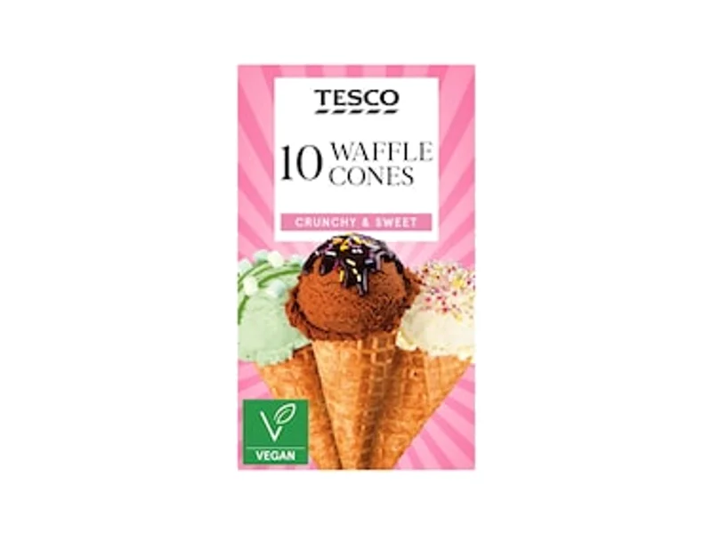 Tesco 10 Waffle Cones