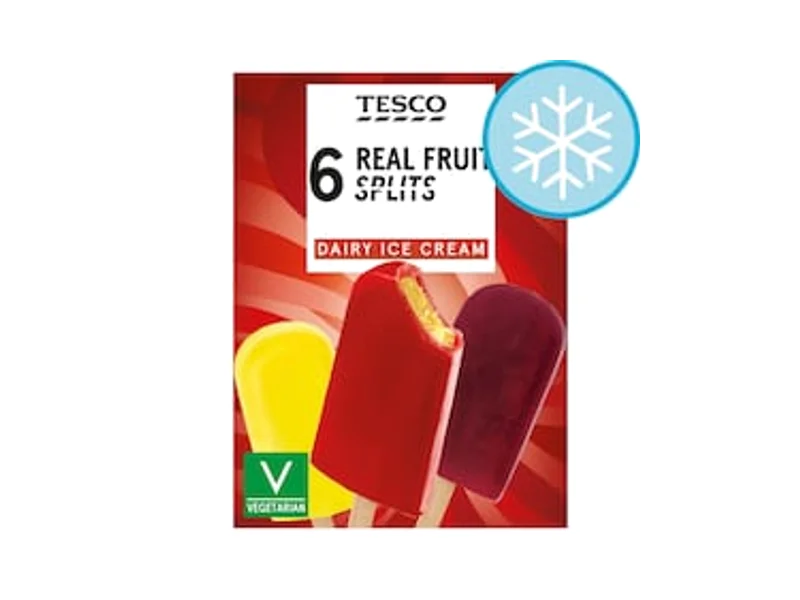 Tesco 6 Real Fruit Splits