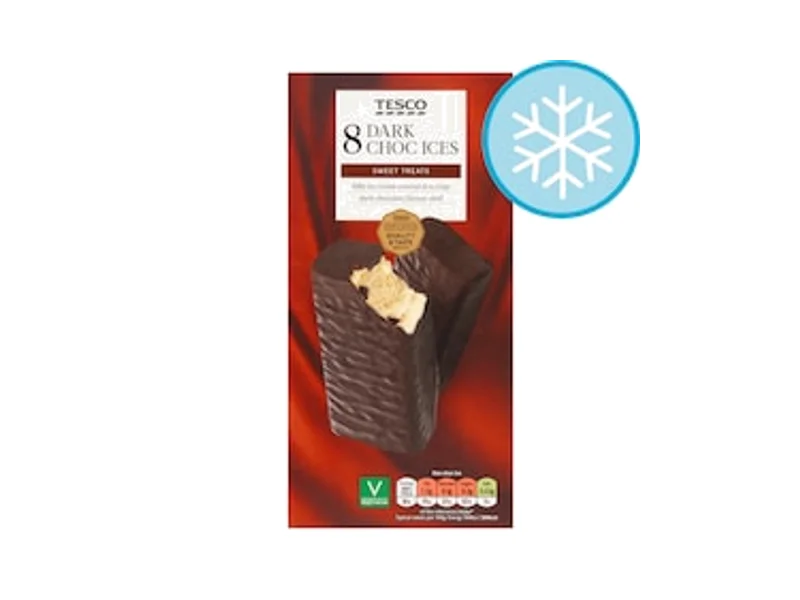 Tesco 8 Dark Choc Ices