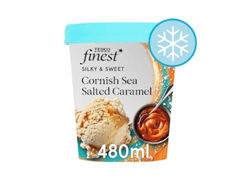 Tesco Finest Cornish Sea Salted Caramel Ice Cream