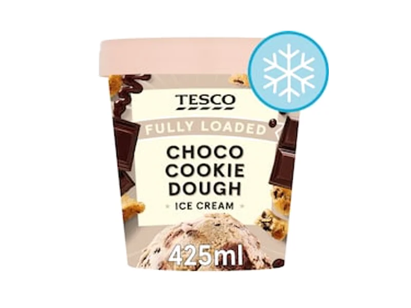 Tesco Fully Loaded Choco Cookie Dough Ice Cream