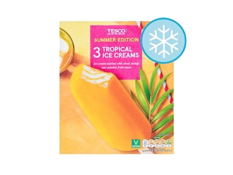 Tesco Summer Edition 3 Tropical Ice Creams