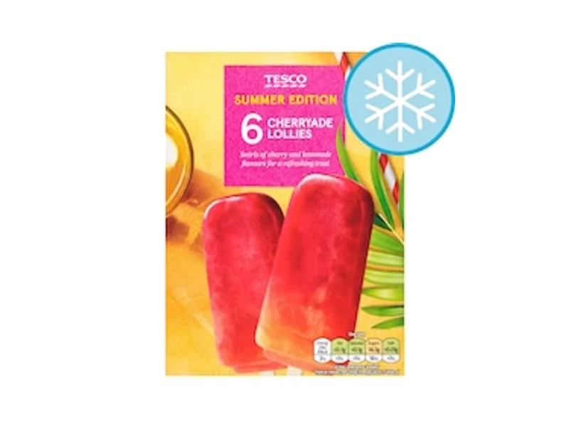 Tesco Summer Edition 6 Cherryade Lollies
