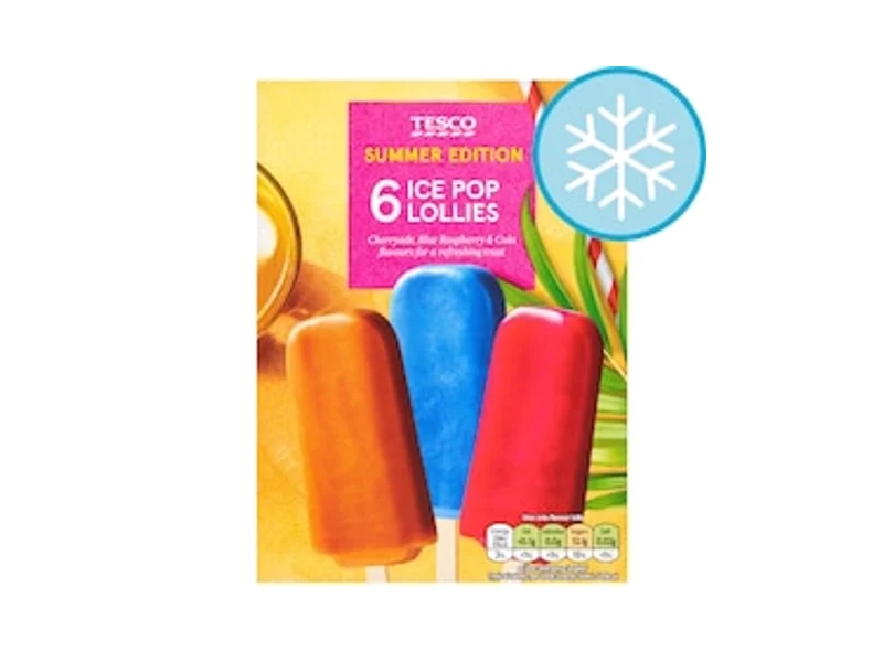 Tesco Summer Edition 6 Ice Pop Lollies