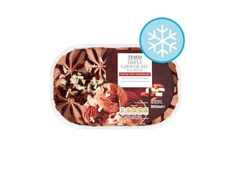 Tesco Triple Chocolate Ice Cream