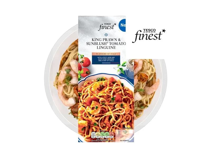 Finest King Prawn & Sunblush Tomato Linguine