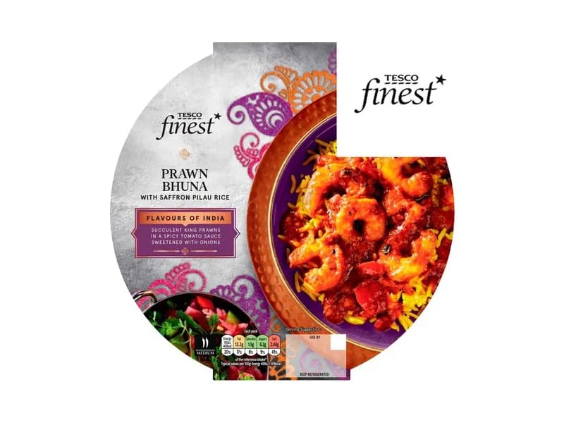 Finest Prawn Bhuna & Saffron Pilau Rice