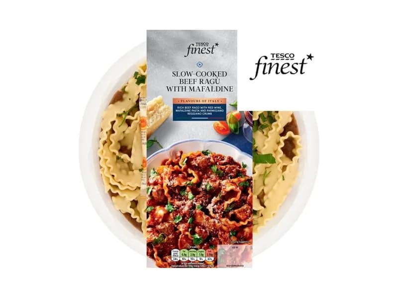 Finest Slow Cooked Beef Ragu with Mafaldine