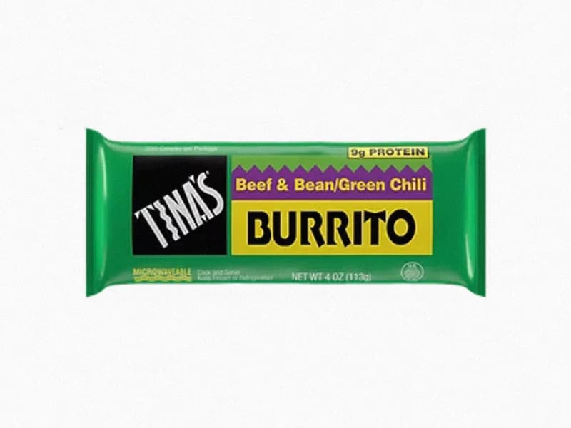 Beef & Bean Green Chili Burrito