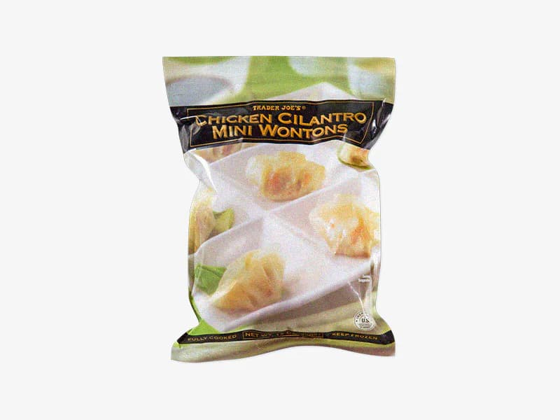 Chicken Cilantro Mini Wontons