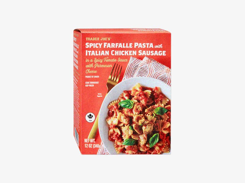 Spicy Farfalle Pasta with Italian Chicken Sausage