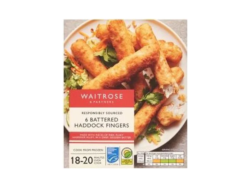 Battered Haddock Fish Fingers
