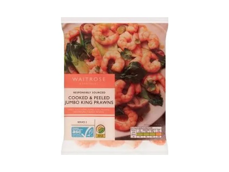 Cooked Jumbo King Prawns