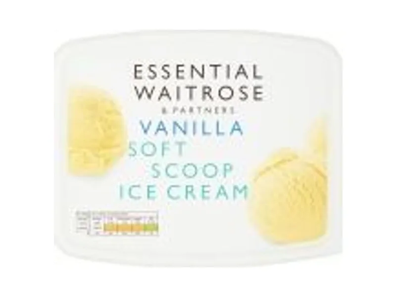 Essential Vanilla Soft Scoop Ice Cream