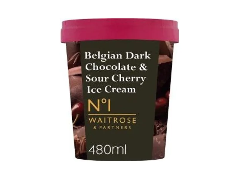 No.1 Belgian Dark Chocolate & Sour Cherry Ice Cream