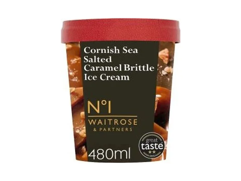 No.1 Cornish Sea Salted Caramel Brittle Ice Cream