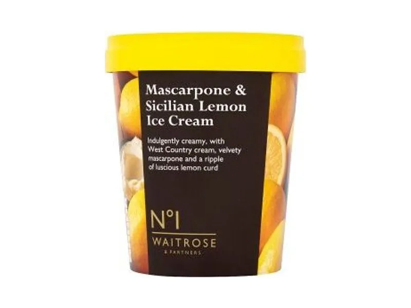 No.1 Mascarpone & Sicilian Lemon Ice Cream
