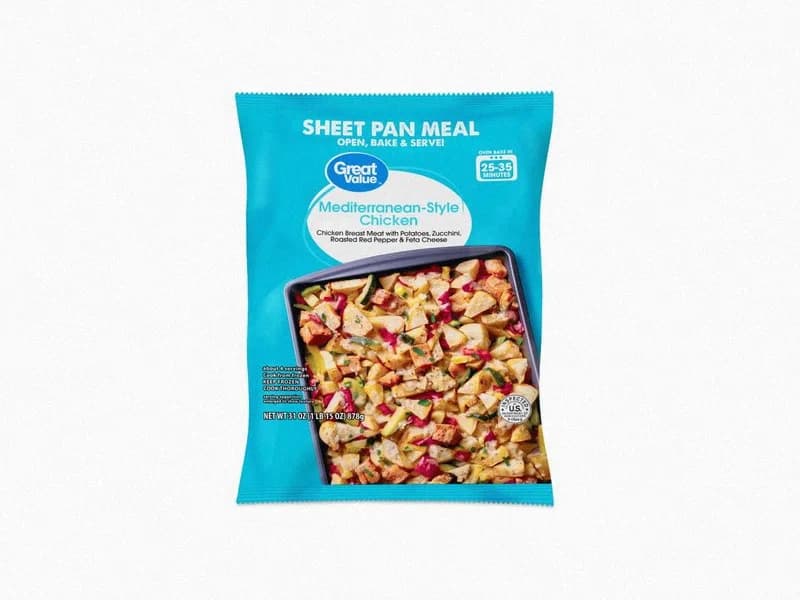 Mediterranean-Style Chicken Sheet Pan Meal