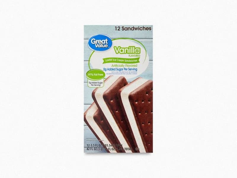 Vanilla Flavored Ice Cream Sandwiches