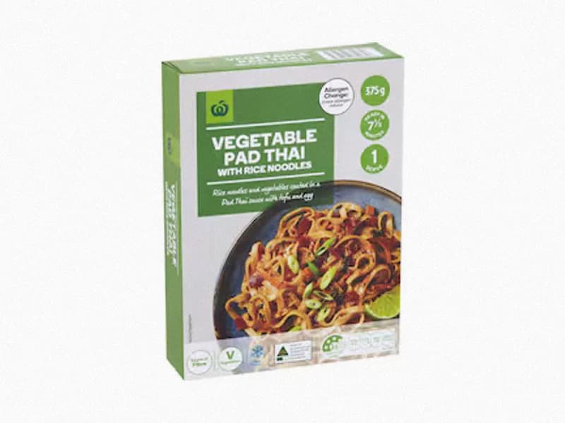Vegetable Pad Thai With Rice Noodles