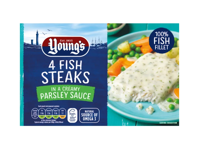Fish Steaks in Parsley Sauce