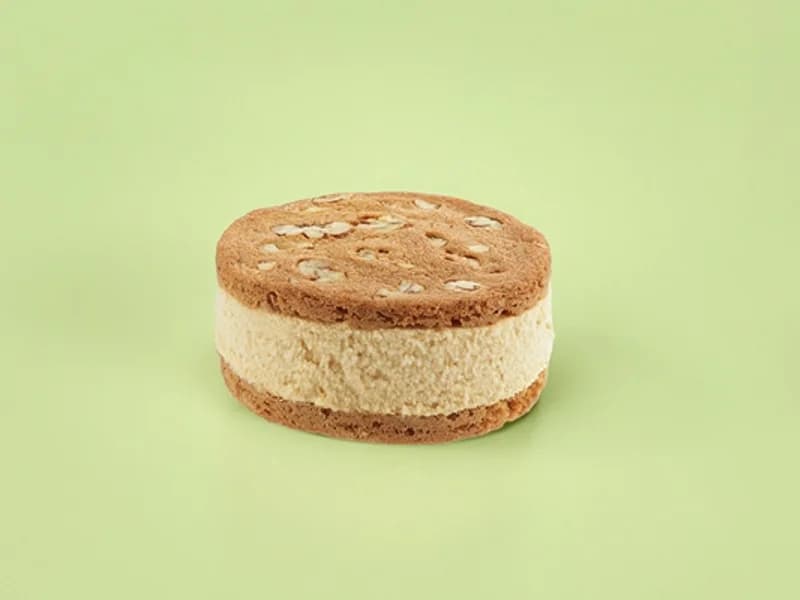 Oat Milk Caramel Pecan Ice Cream Sandwich